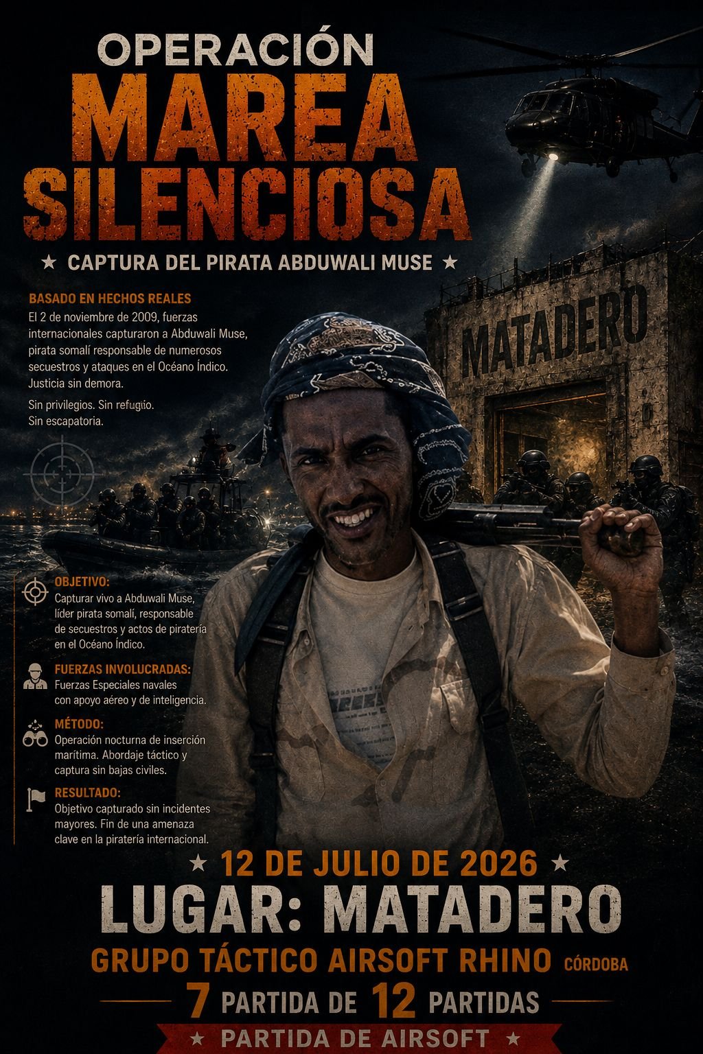 Partida guionizada 7/12. Operación Marea Silenciosa