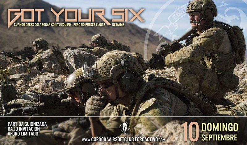 GOT YOUR SIX | 10 SEPTIEMBRE | CAMPING PUENTE NUEVO (VILLAVICIOSA)