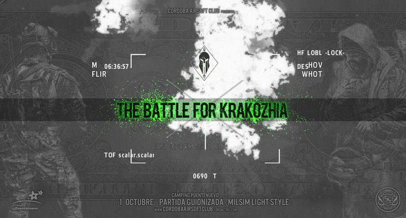INTERCLUB | The battle for KRAKOZHIA | 1 OCTUBRE | CAMPING PUENTE NUEVO //SE POSTPONE//