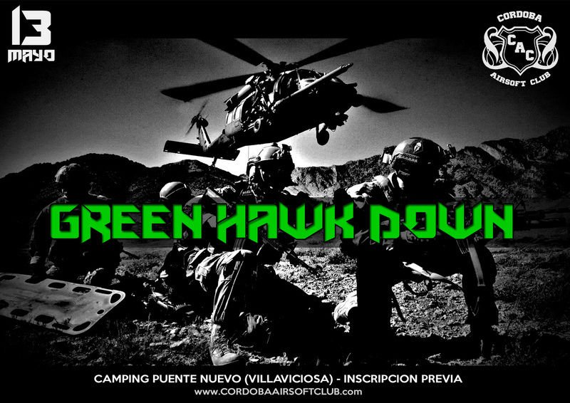 GREEN HAWK DOWN | 13 mayo | Camping Puente Nuevo (Villaviciosa)