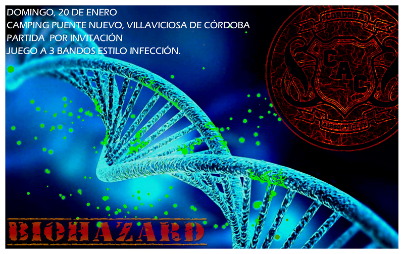 Partida guionizada. BIOHAZARD 2. Camping Puente Nuevo. 25 de octubre