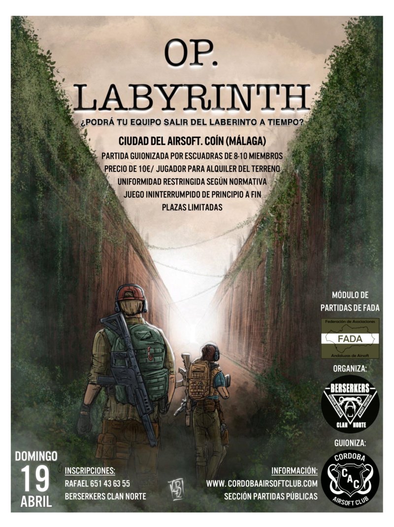 OP. LABYRINTH DE FADA. GUIONIZADA POR CAC. CIUDAD DEL AIRSOFT, Coín (Málaga) 11 Octubre